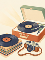 Nostalgic still life illustration, Chapter 3