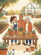 Mixed-age group connection illustration, Chapter 5