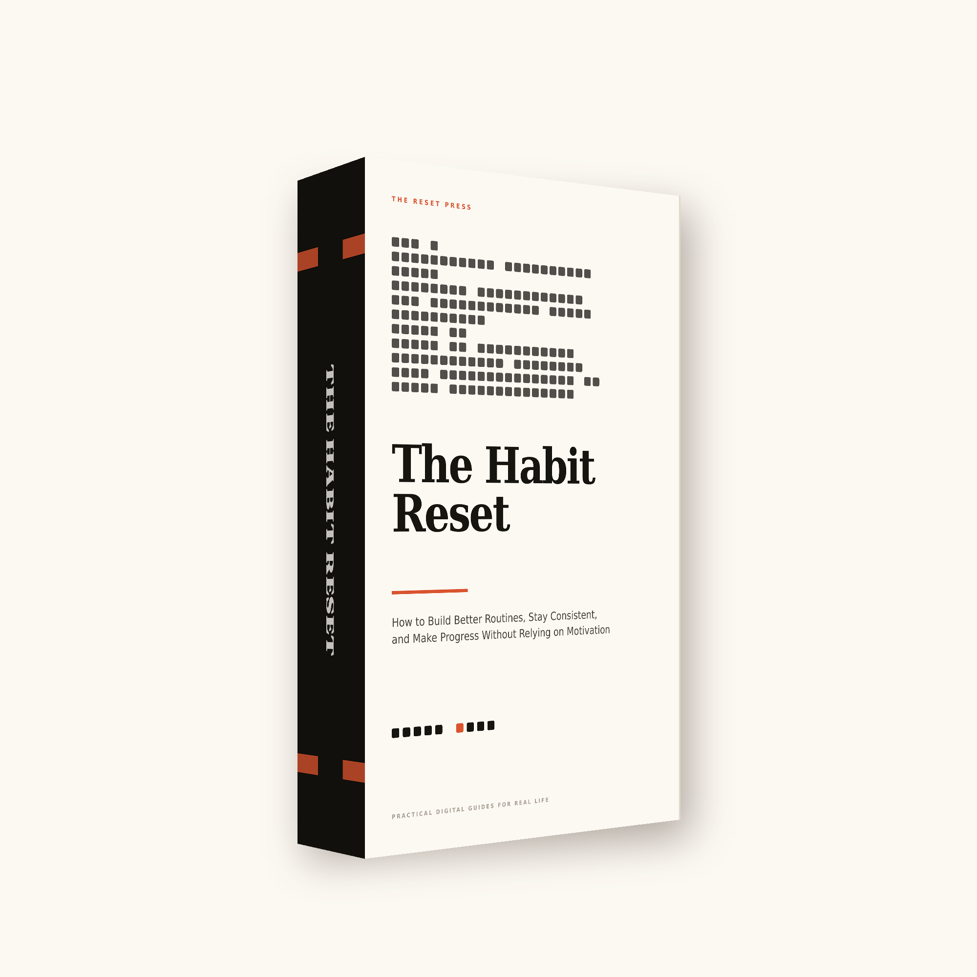 The Habit Reset 3D book cover