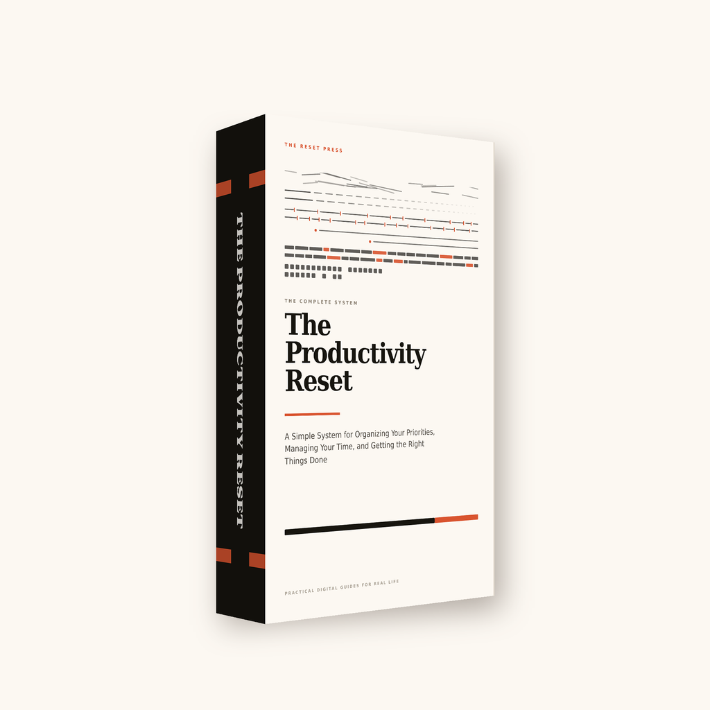 The Productivity Reset: A Simple System for Organizing Your Priorities, Managing Your Time, and Getting the Right Things Done