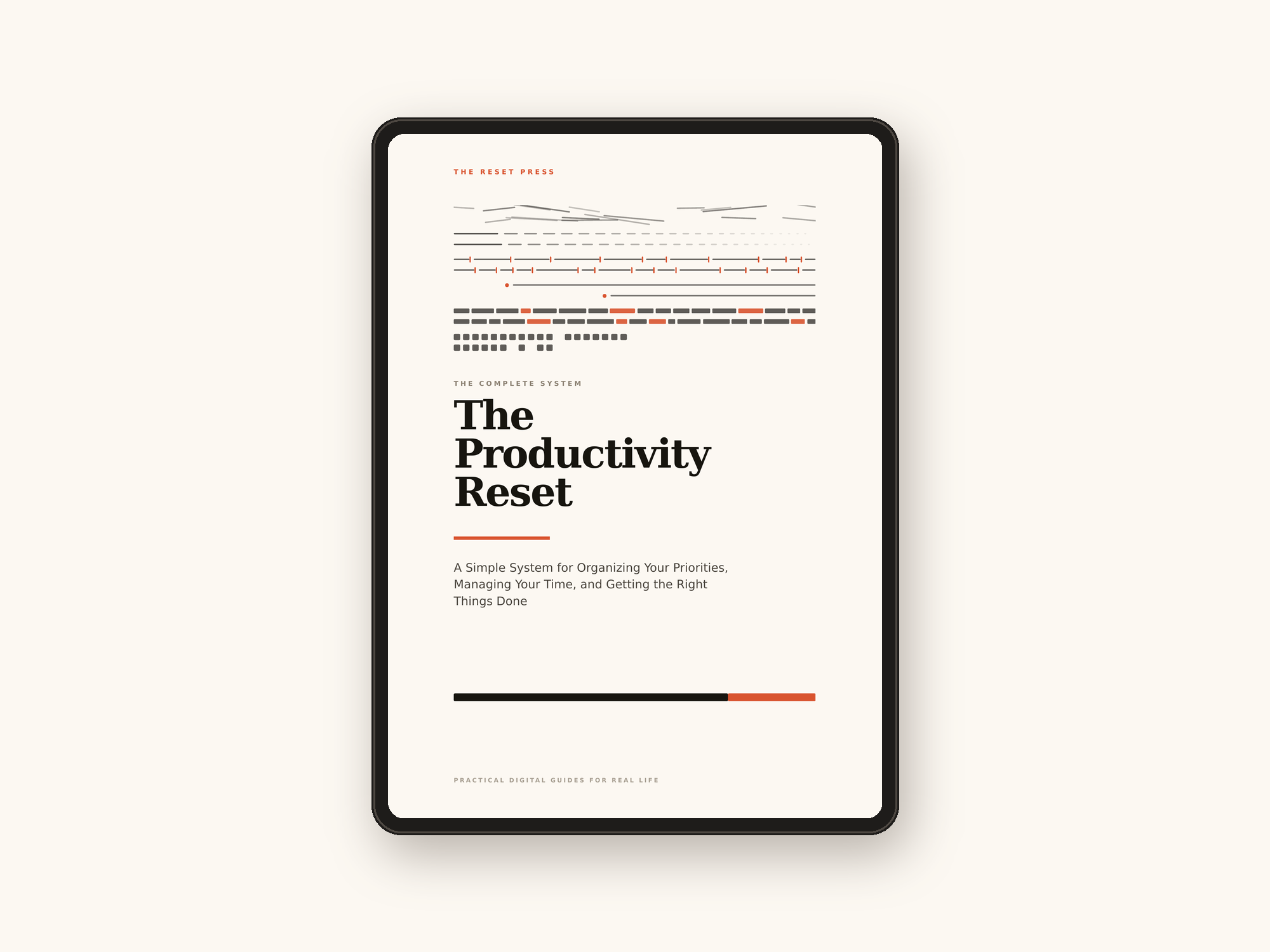 The Productivity Reset: A Simple System for Organizing Your Priorities, Managing Your Time, and Getting the Right Things Done