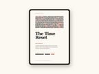 The Time Reset on a tablet — instant digital download
