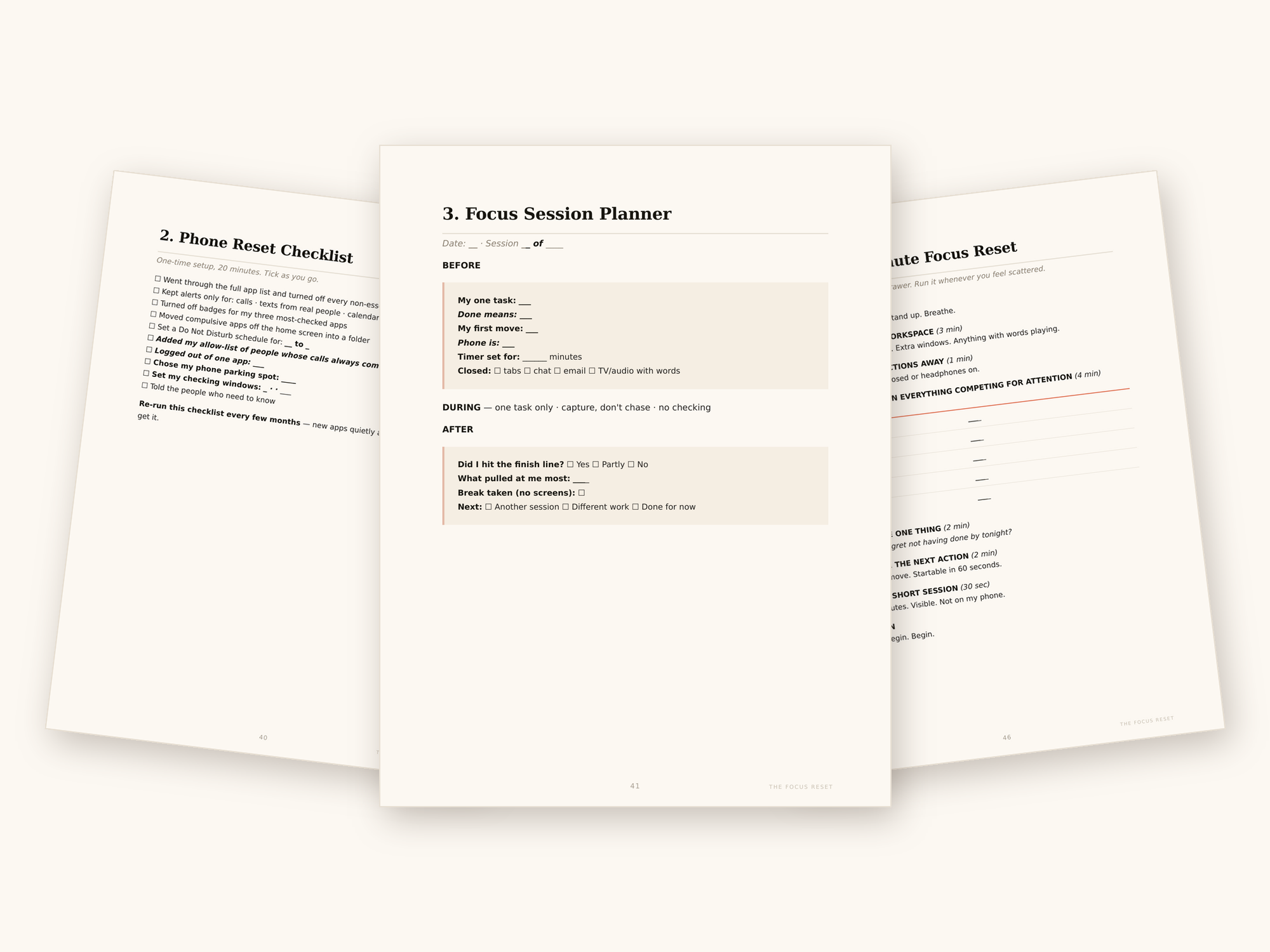 The Focus Reset: How to Stop Getting Distracted, Protect Your Attention, and Get More Done