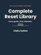 The Complete Reset Library: All 7 Focus & Productivity Guides
