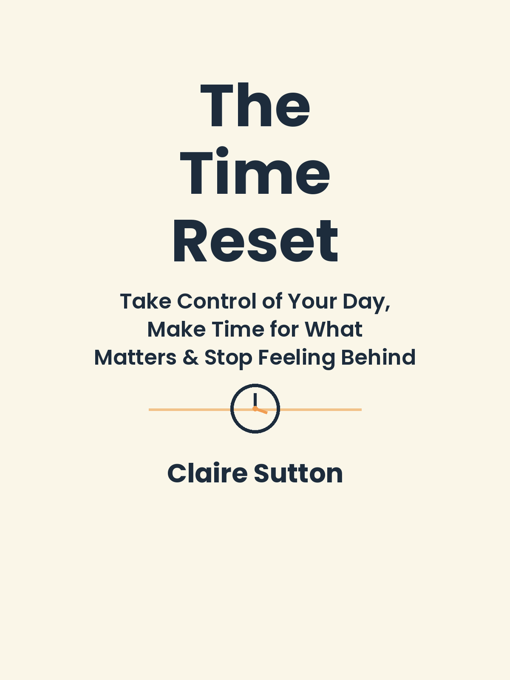 The Time Reset cover